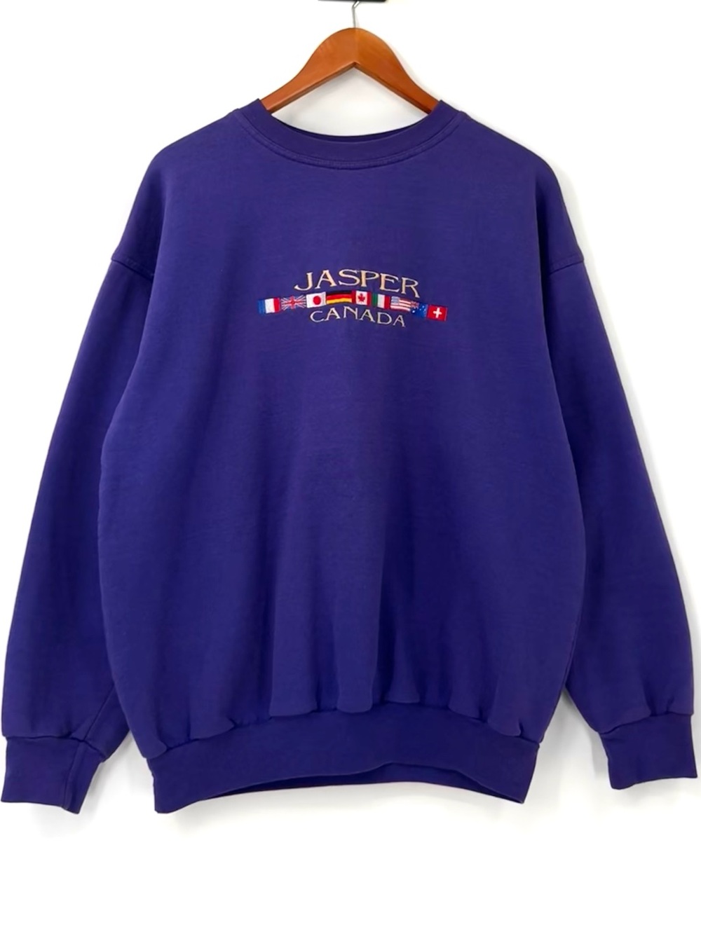 90s Vintage Jasper Canada Embroidered Baggy Pullover